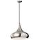 Generation Lighting Beso 18"W Brushed Steel Pendant Light