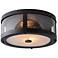 Generation Lighting Bluffton 13 1/4"W Bronze Ceiling Light