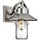 Generation Lighting Boynton 13" High Brushed Steel Outdoor Wall Light