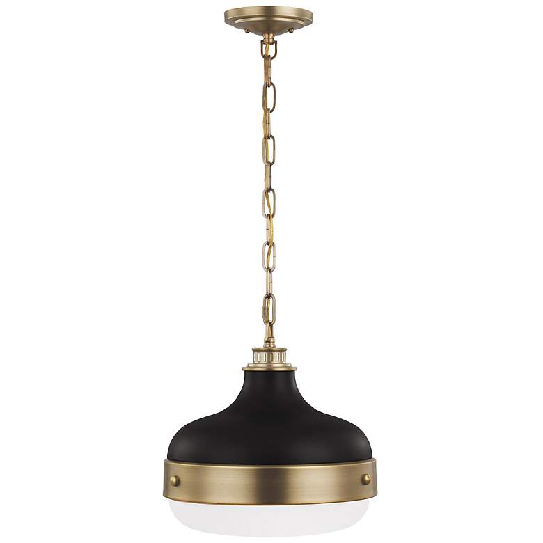 Image 3 Generation Lighting Cadence 13" Wide Antique Brass Mini Pendant Light
