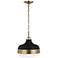 Generation Lighting Cadence 13" Wide Antique Brass Mini Pendant Light