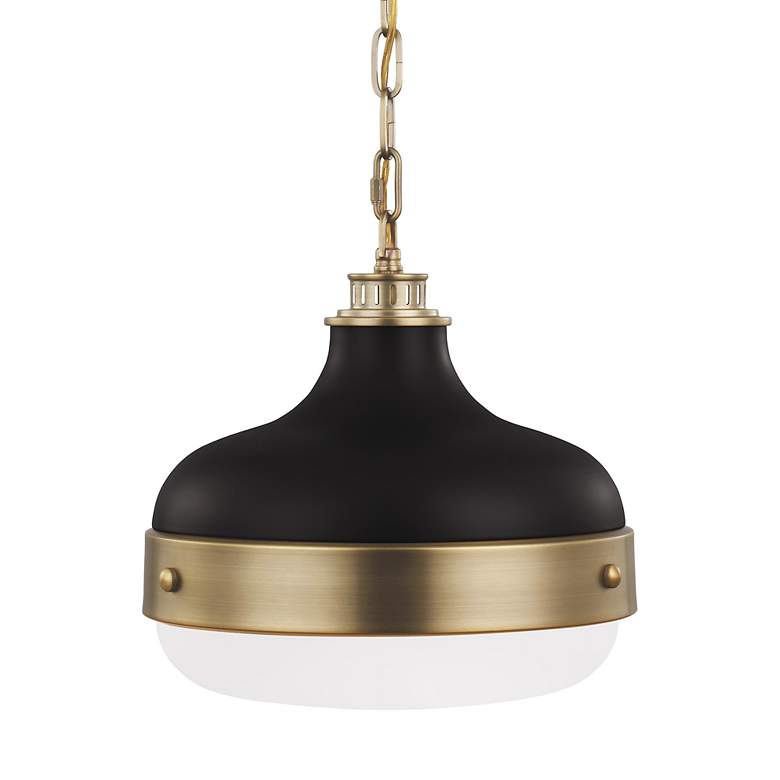 Image 4 Generation Lighting Cadence 13" Wide Antique Brass Mini Pendant Light more views