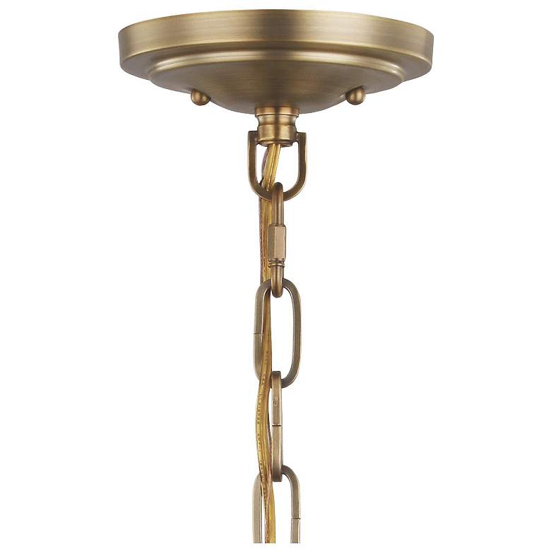 Image 4 Generation Lighting Cadence 8" Wide Antique Brass Mini Pendant Light more views
