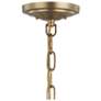 4_Generation Lighting Cadence 8" Wide Antique Brass Mini Pendant Light more views