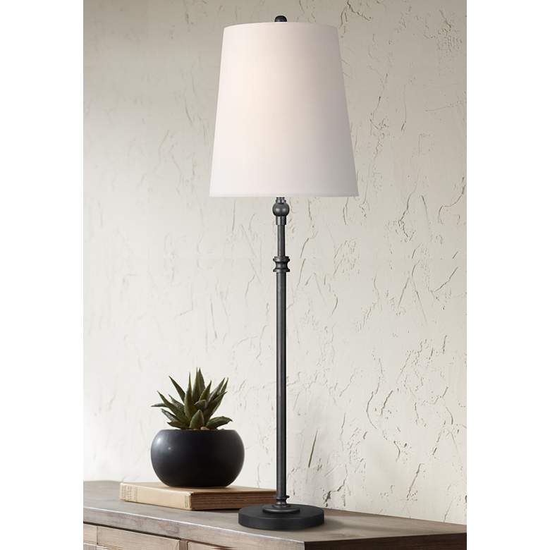 Image 1 Generation Lighting Capri 29" Aged Iron LED Table Lamp