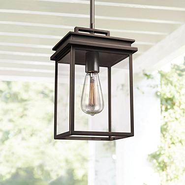 Generation Lighting Chappman 13" Antique Bronze Outdoor Hanging Light