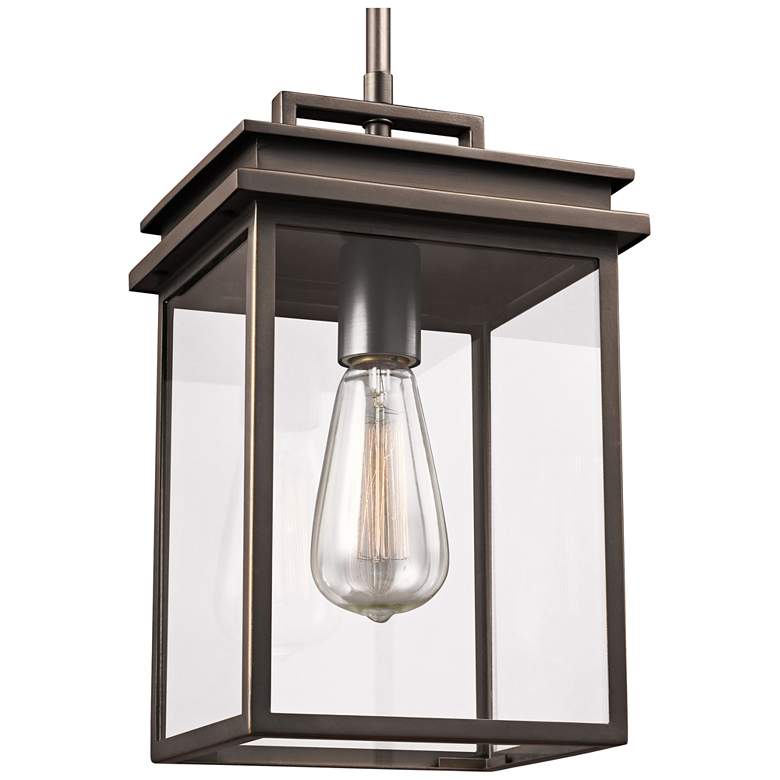 Image 2 Generation Lighting Chappman 13" Antique Bronze Outdoor Hanging Light