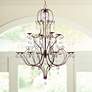 1_Generation Lighting Chateau 36" Wide Mocha Bronze 12-Light Chandelier