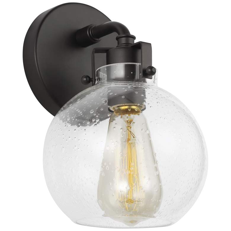 Image 2 Generation Lighting Clara 10 1/2" High Oil-Rubbed Bronze Wall Sconce