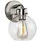 Generation Lighting Clara 10 1/2" Seeded Glass and Nickel Wall Sconce