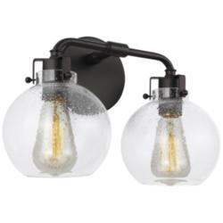 Generation Lighting Clara 14 3/4" Wide Bronze 2-Light Wall Sconce