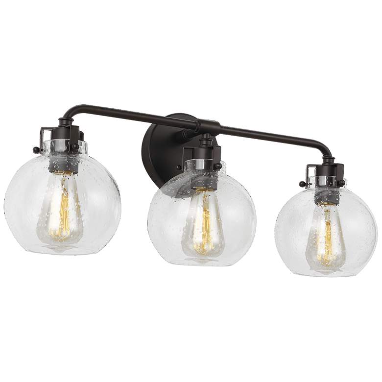 Image 2 Generation Lighting Clara 24" Oil-Rubbed Bronze 3-Light Bath Light