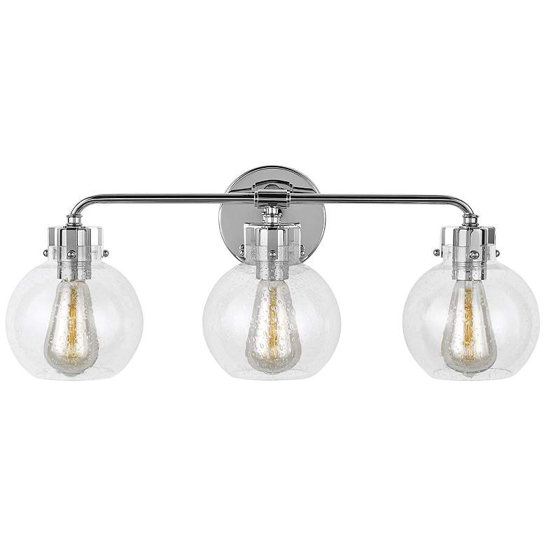 Image 4 Generation Lighting Clara 24" Wide Chrome 3-Light Bath Light more views