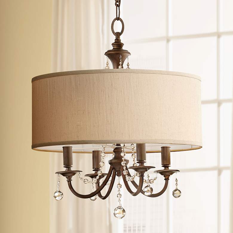 Image 1 Generation Lighting Clarissa 21"W Firenze Gold Pendant Light