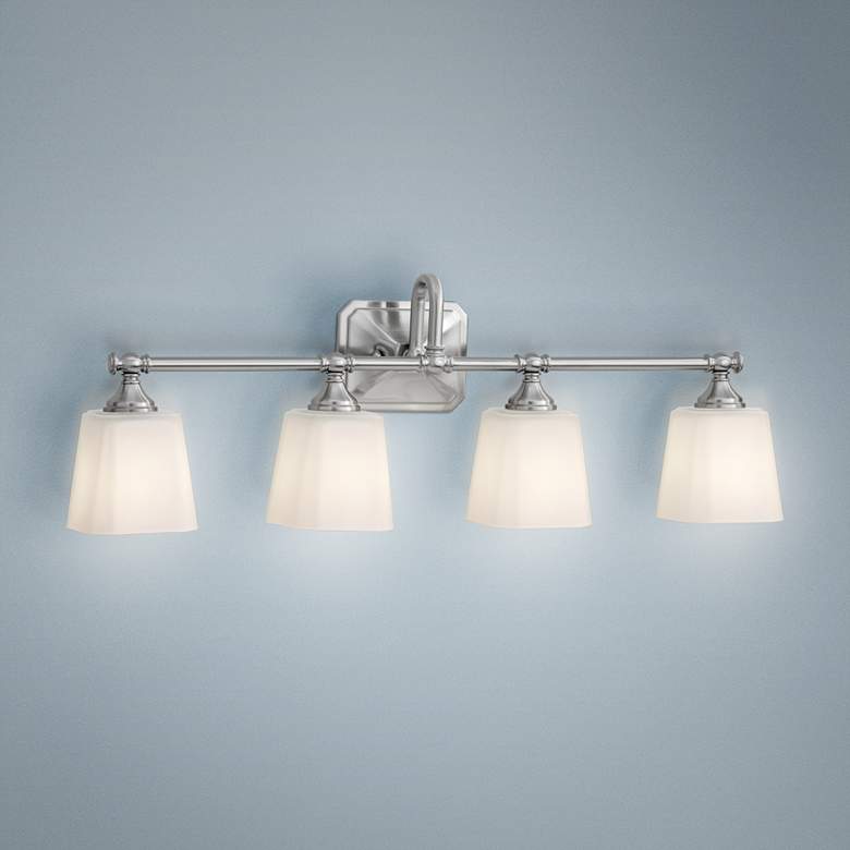 Image 1 Generation Lighting Concord 30 inchW Brushed Steel Bath Light