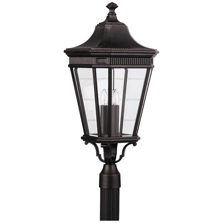 Image 1 Generation Lighting Cotswold 27 1/2" Grecian Bronze Outdoor Post Light