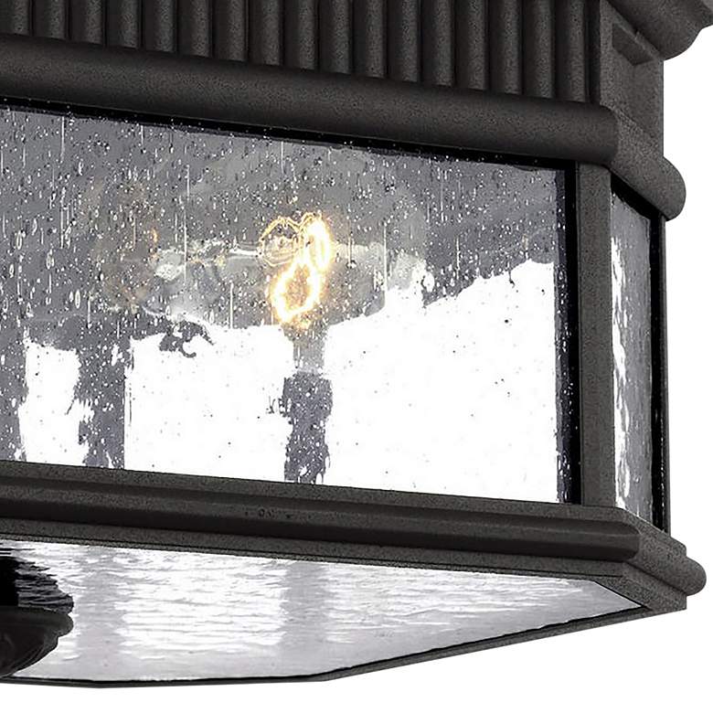 Image 3 Generation Lighting Cotswold Lane 11 1/2" Black Outdoor Ceiling Light more views
