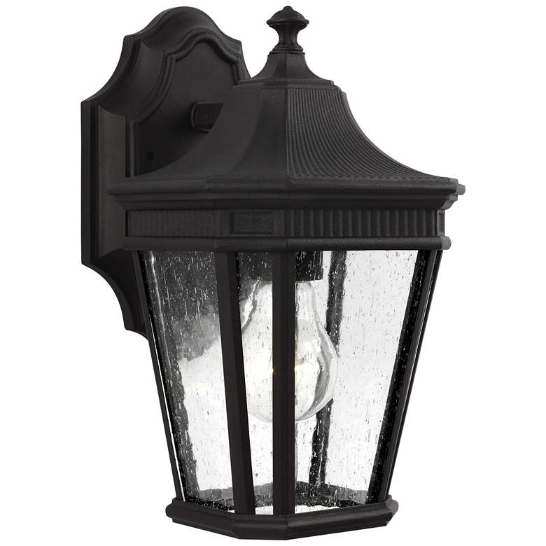 Image 1 Generation Lighting Cotswold Lane 11 1/2" Black Outdoor Wall Light