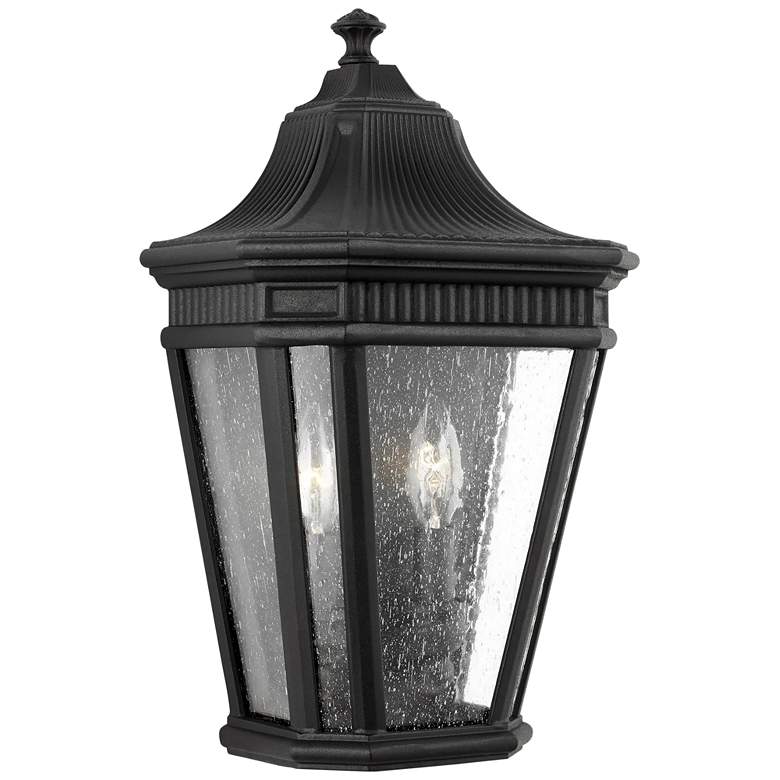 Image 1 Generation Lighting Cotswold Lane 16" High Black Outdoor Wall Light
