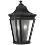 1_Generation Lighting Cotswold Lane 16" High Black Outdoor Wall Light
