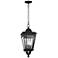 Generation Lighting Cotswold Lane 21 1/2" Black Outdoor Hanging Light