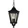Generation Lighting Cotswold Lane 21 1/2" Black Outdoor Hanging Light