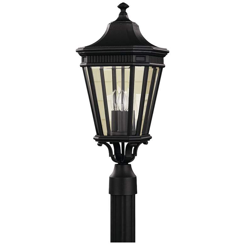 Image 1 Generation Lighting Cotswold Lane 22 1/2" Black Outdoor Post Light