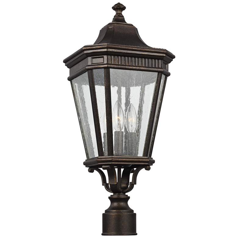 Image 2 Generation Lighting Cotswold Lane 22 1/2" Bronze and Glass Post Light