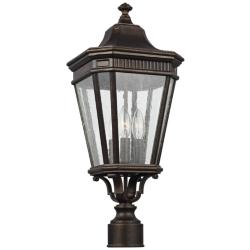 Generation Lighting Cotswold Lane 22 1/2" Bronze and Glass Post Light