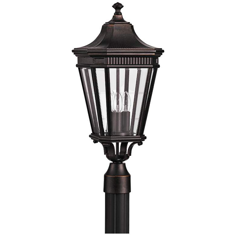 Image 1 Generation Lighting Cotswold Lane 22 1/2" Grecian Bronze Post Light
