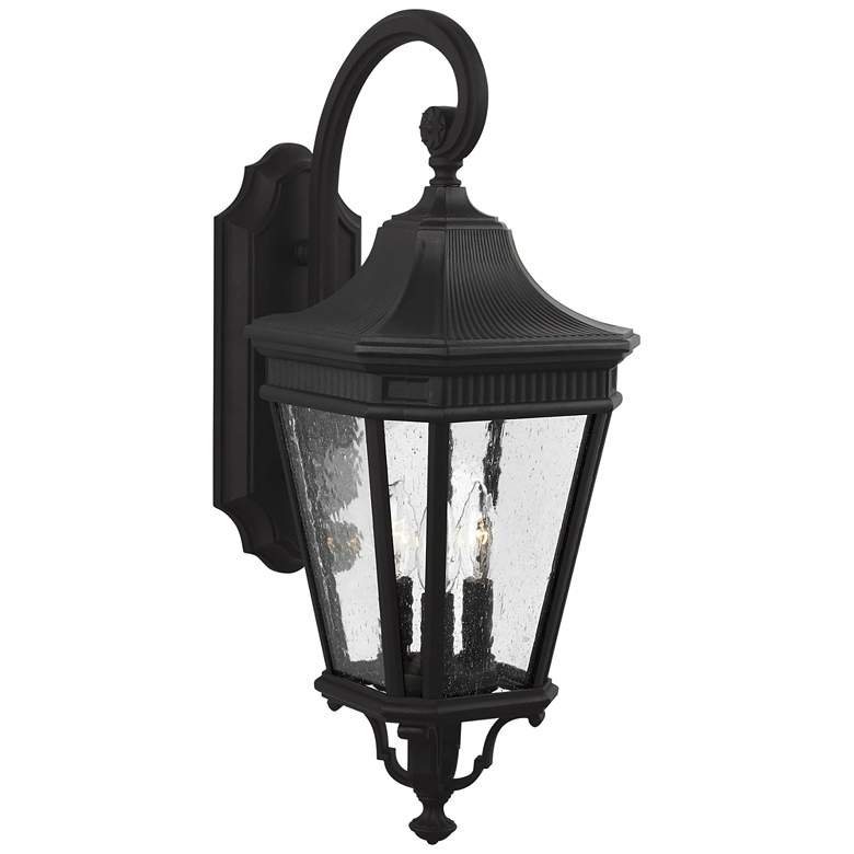 Image 1 Generation Lighting Cotswold Lane 23 3/4" Black Outdoor Wall Light