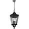 Generation Lighting Cotswold Lane 26 1/2" Black Outdoor Hanging Light
