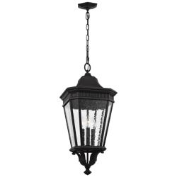 Generation Lighting Cotswold Lane 26 1/2" Black Outdoor Hanging Light