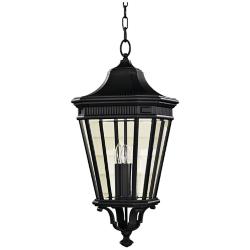 Generation Lighting Cotswold Lane 26 1/2" Black Outdoor Hanging Light