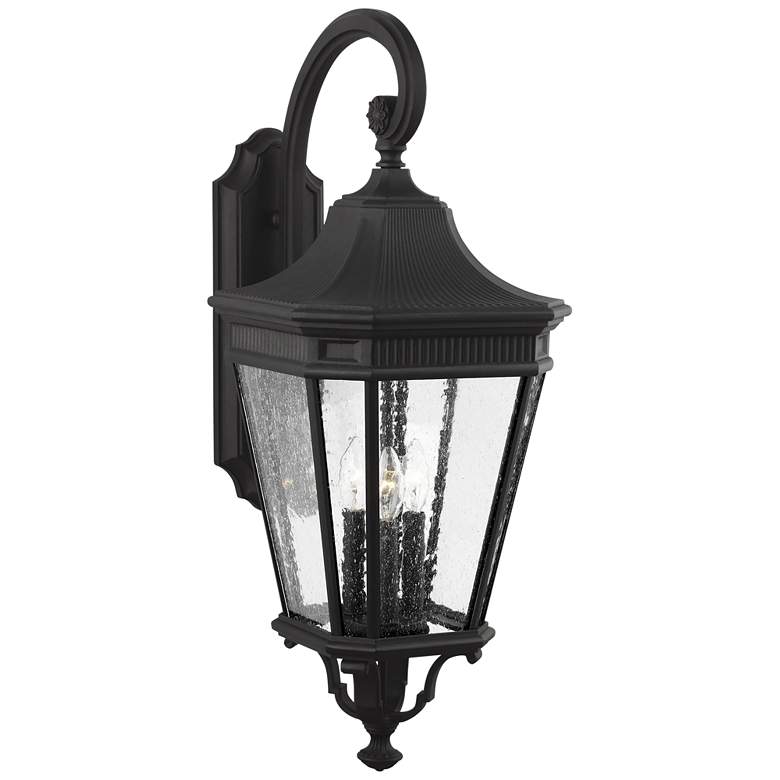 Image 2 Generation Lighting Cotswold Lane 30" High Black Outdoor Wall Light