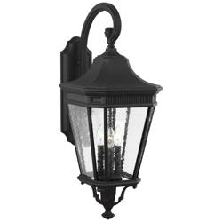 Generation Lighting Cotswold Lane 30" High Black Outdoor Wall Light