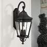 1_Generation Lighting Cotswold Lane 30" High Black Outdoor Wall Light