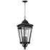 Generation Lighting Cotswold Lane 31" Black and Glass Hanging Light