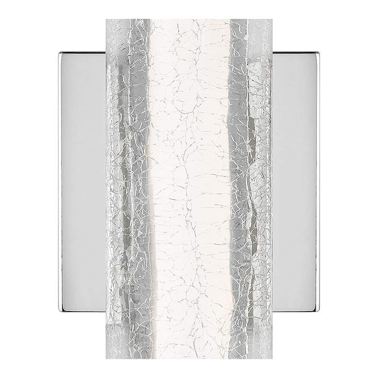 Image 2 Generation Lighting Cutler 18" Chrome and Crackle Glass LED Sconce more views