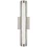 1_Generation Lighting Cutler 18" Satin Nickel LED Wall Light Sconce