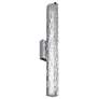 Generation Lighting Cutler 24" Chrome and Rock Glass LED Bath Light