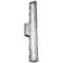 Generation Lighting Cutler 24" Satin Nickel Rock Glass LED Bath Light
