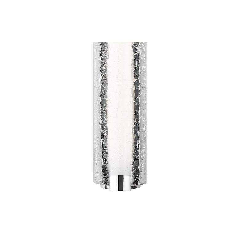 Image 2 Generation Lighting Cutler 36" Chrome and Crackle Glass LED Bath Light more views