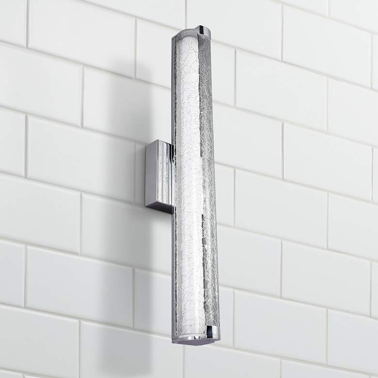 Image 1 Generation Lighting Cutler 5" High Chrome LED Wall Sconce
