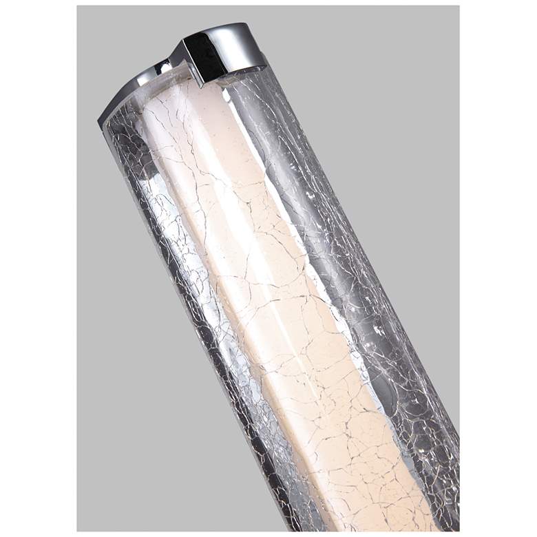 Image 4 Generation Lighting Cutler 5" High Chrome LED Wall Sconce more views
