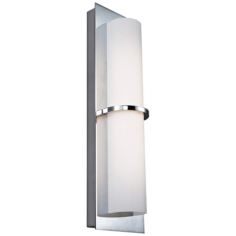 Image 1 Generation Lighting Cynder 18 inch High Chrome LED Wall Sconce