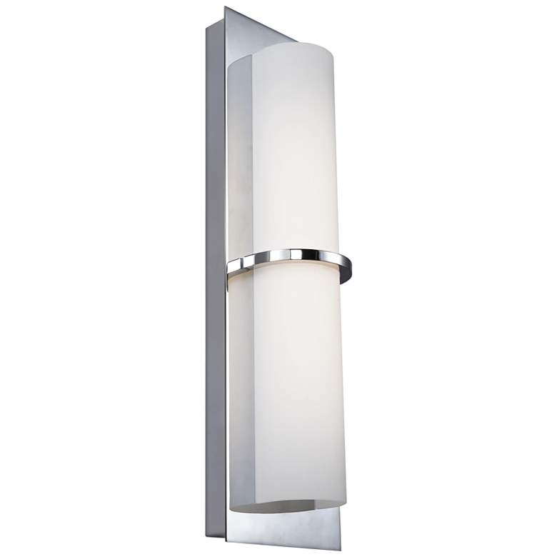 Image 2 Generation Lighting Cynder 18 inch High Chrome LED Wall Sconce
