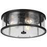 2_Generation Lighting Dakota 14" Espresso 3-Light Outdoor Ceiling Light