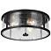 Generation Lighting Dakota 14" Espresso 3-Light Outdoor Ceiling Light