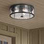 1_Generation Lighting Dakota 14" Espresso 3-Light Outdoor Ceiling Light